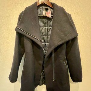 Desigual Wool Coat Size M